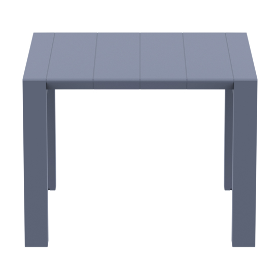 Ventsor Outdoor Extending Dining Table In Dark Grey