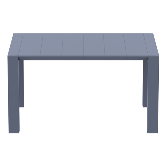 Ventsor Outdoor Extending Dining Table In Dark Grey