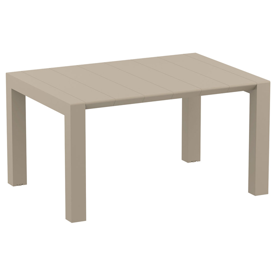 Ventsor Outdoor Extending Dining Table In Taupe_2