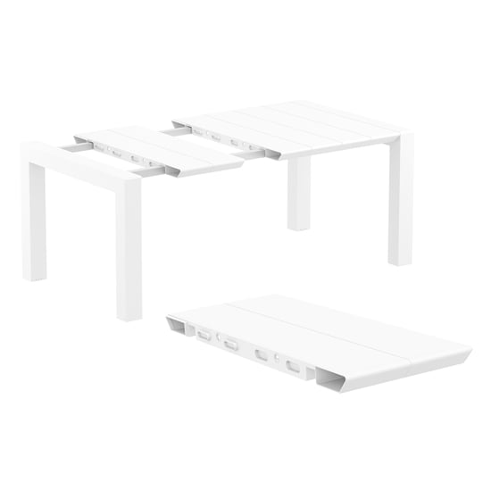 Ventsor Outdoor Extending Dining Table In White_5