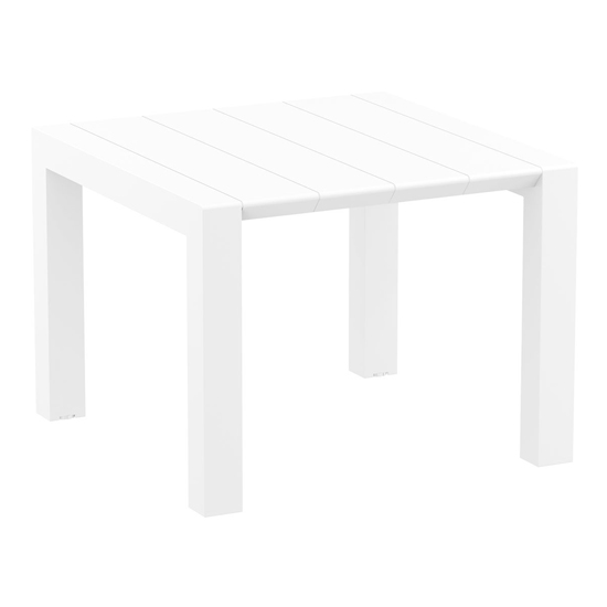 Photo of Ventsor outdoor extending dining table in white