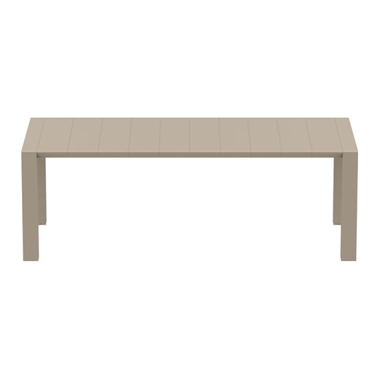 Ventsor Outdoor Medium Extending Dining Table In Taupe_4
