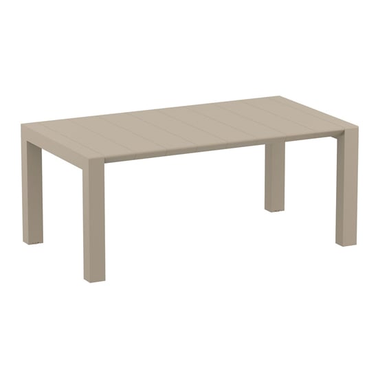 Ventsor Outdoor Medium Extending Dining Table In Taupe_1