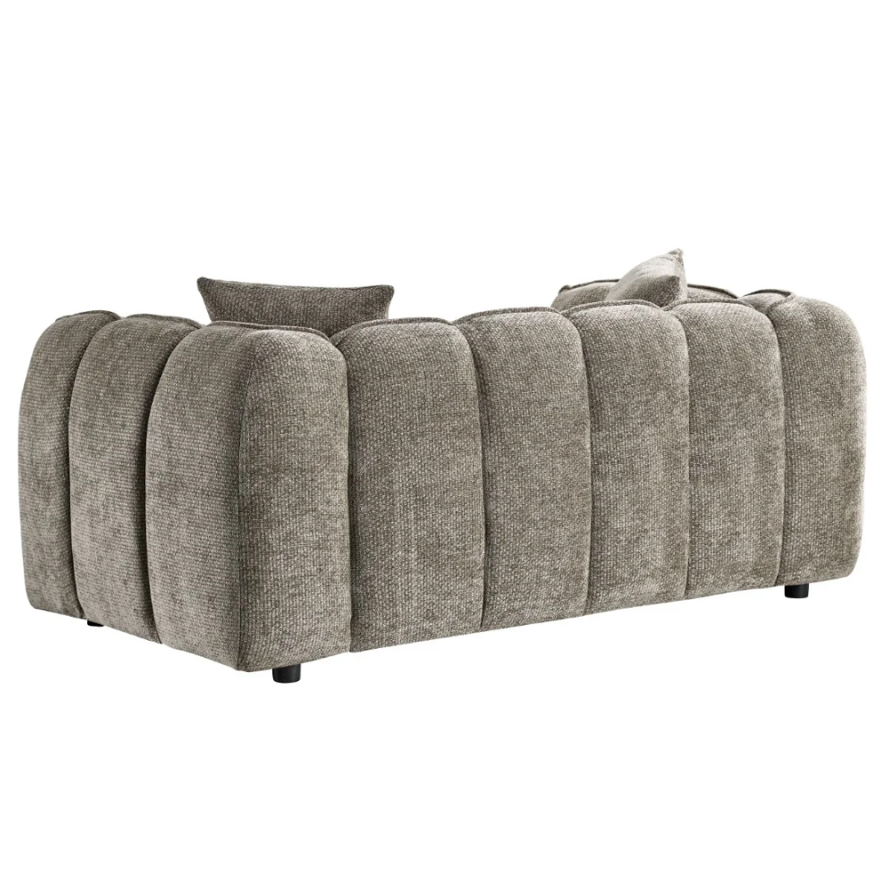 Ventura Fabric 2 Seater Sofa In Mocha