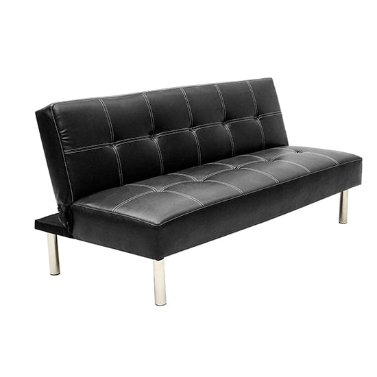 Vumba PVC Sofa Bed In Black_1