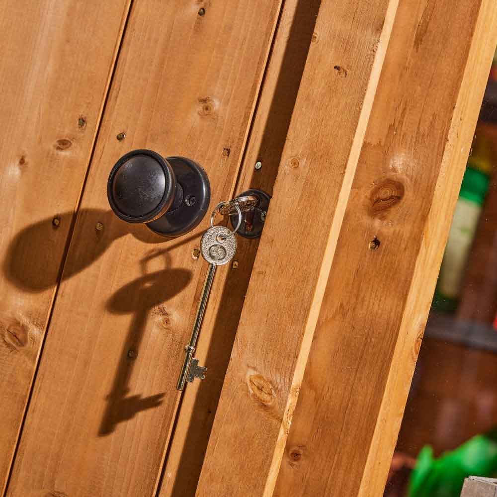 Verdant 6x8 Wooden Summerhouse in Honey Brown