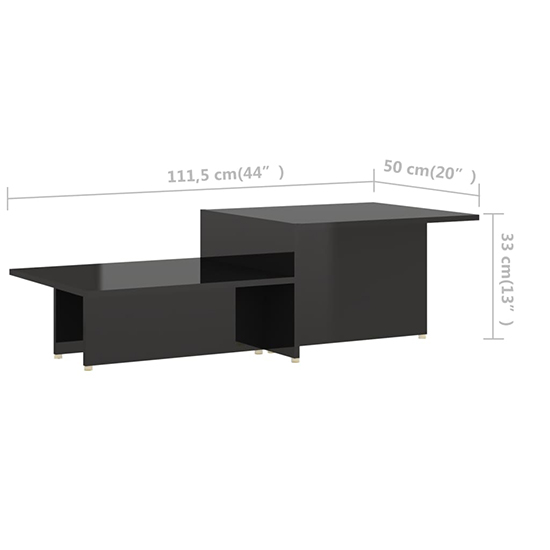 Vered High Gloss Coffee Table In Black_4