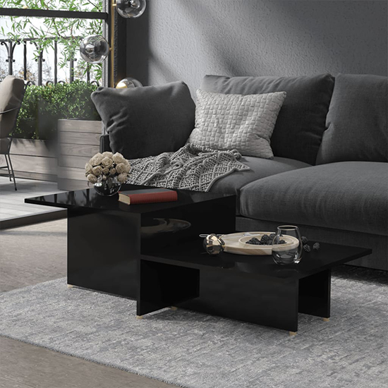 Vered High Gloss Coffee Table In Black_1