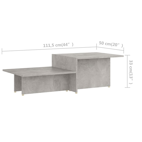 Vered Wooden Coffee Table In Concrete Effect_4