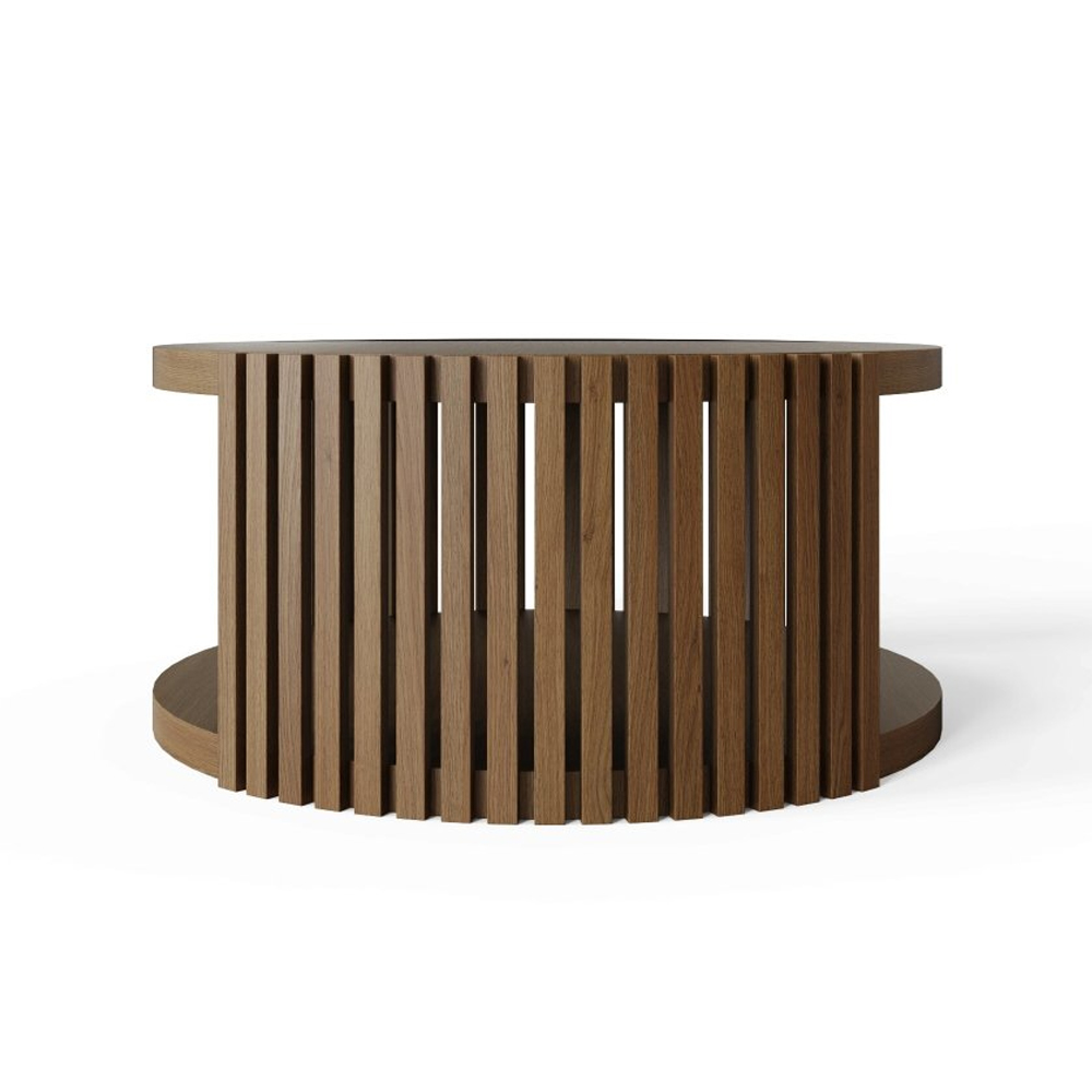 Vermont Wooden Coffee Table in Walnut