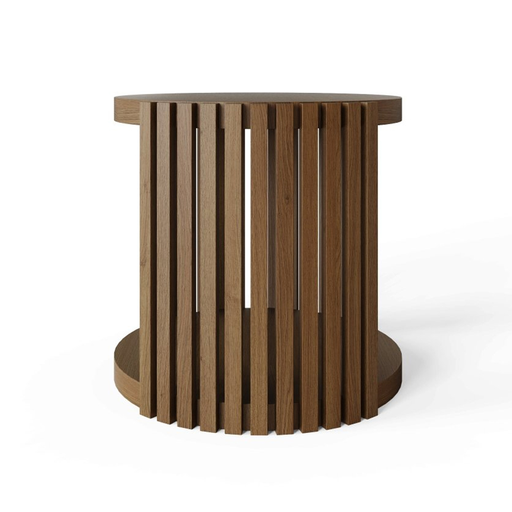 Vermont Wooden Side Table in Walnut