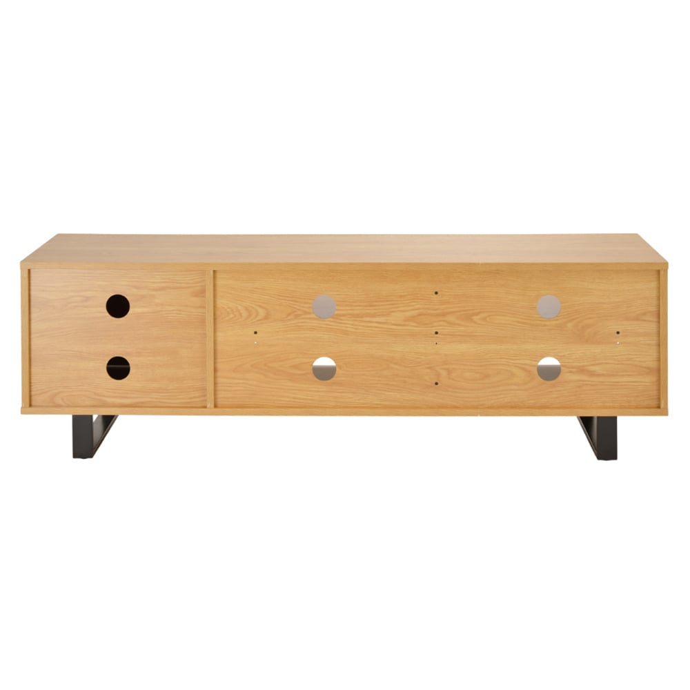 Vernon Large Wooden TV Stand In Light Oak