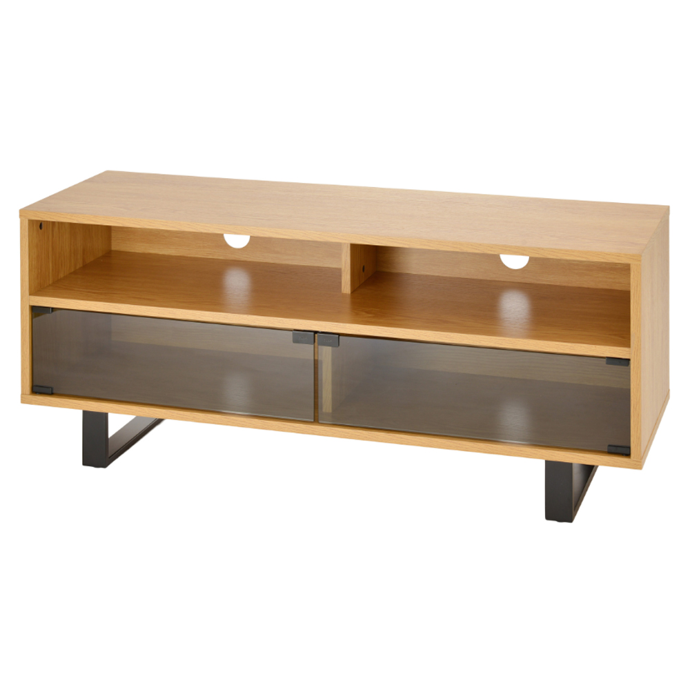 Vernon Small Wooden TV Stand In Light Oak