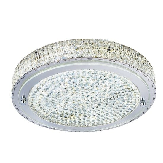 Read more about Vesta led 40cm ceiling flush in chrome