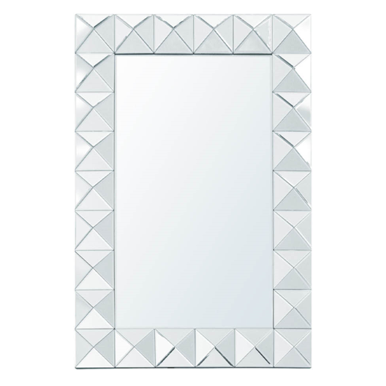 Product photograph of Vestal Wall Mirror Rectangular In 3d Wooden Frame from Furniture in Fashion