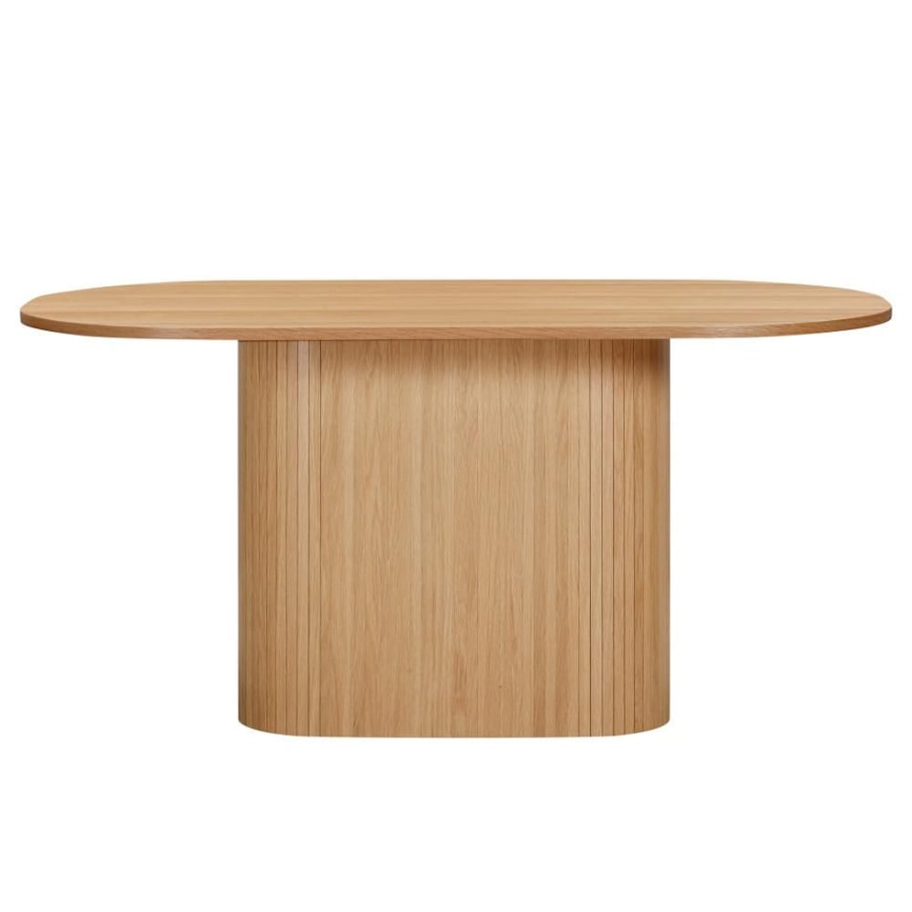 Vevey Small Wooden Oval Dining Table In Oak