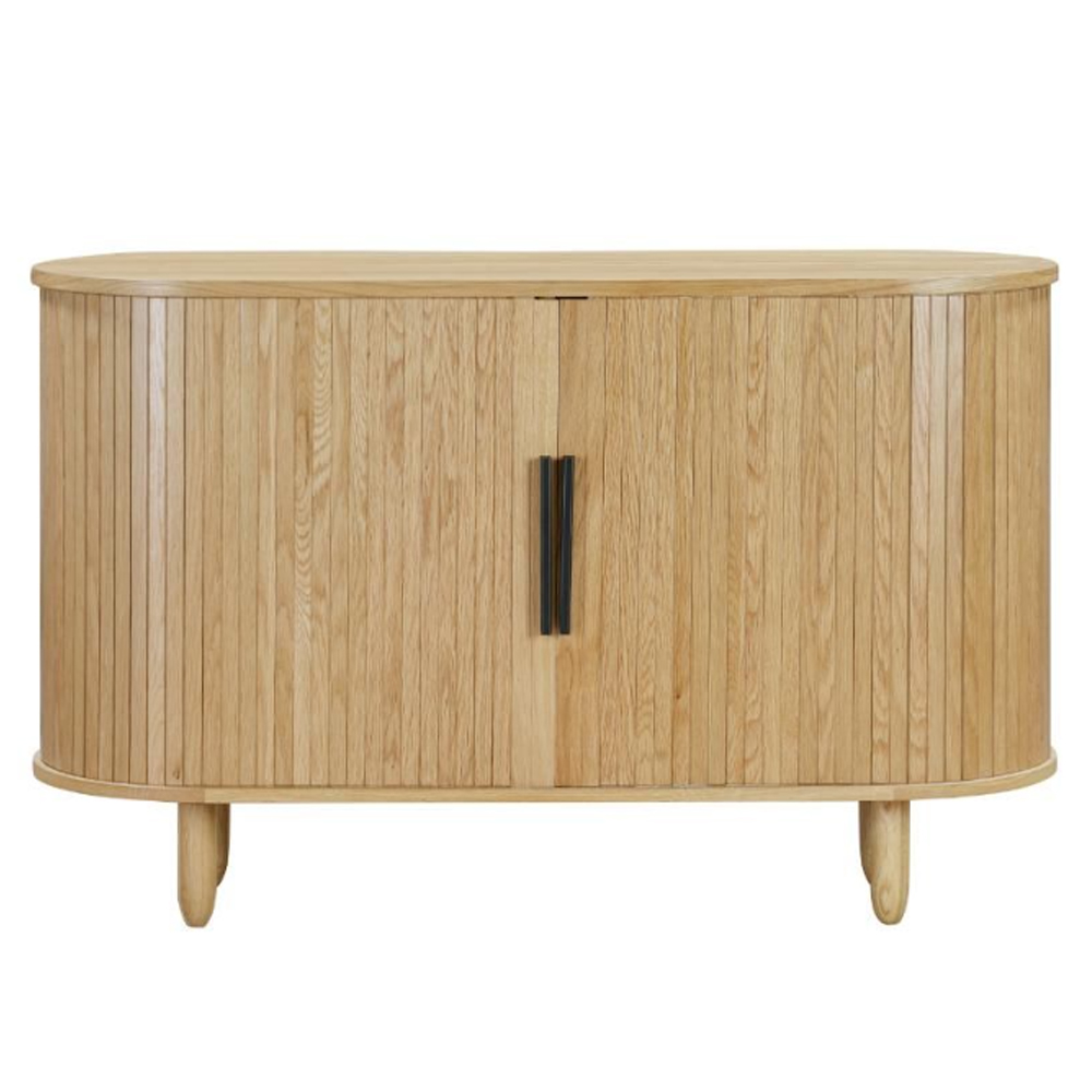 Vevey Wooden Storage Cabinet With 2 Doors In Oak