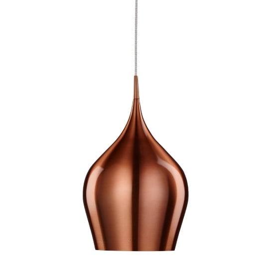 Photo of Vibrant 26cm pendant light in copper