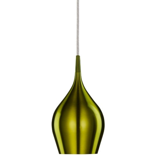 Product photograph of Vibrant 12cm Pendant Light In Green from Furniture in Fashion