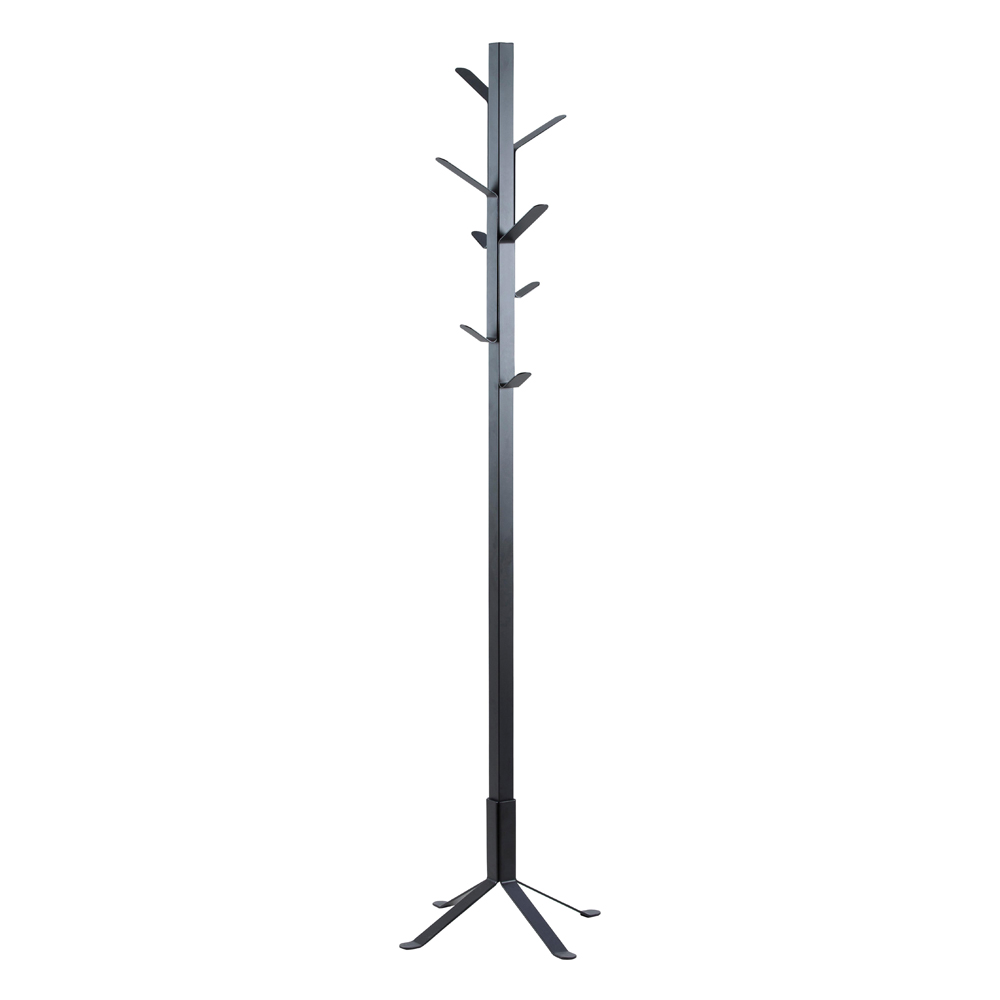 Vicksburg Metal Coat Hanger Stand In Matt Black