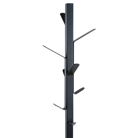 Vicksburg Metal Coat Rack With 8 Hooks In Black_2