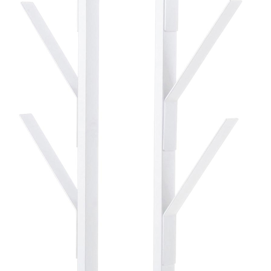 Vicksburg Metal Coat Rack With Umbrella Stand In White_3