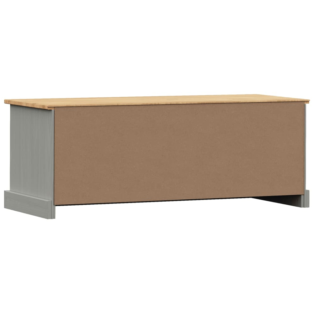 Vidor Wooden TV Stand With 1 Door 1 Drawer In Grey Brown