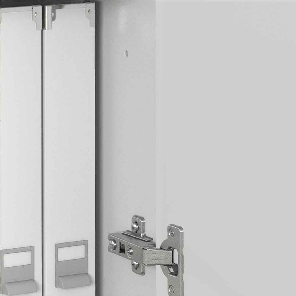 Vigo High Gloss TV Stand With 4 Doors In White