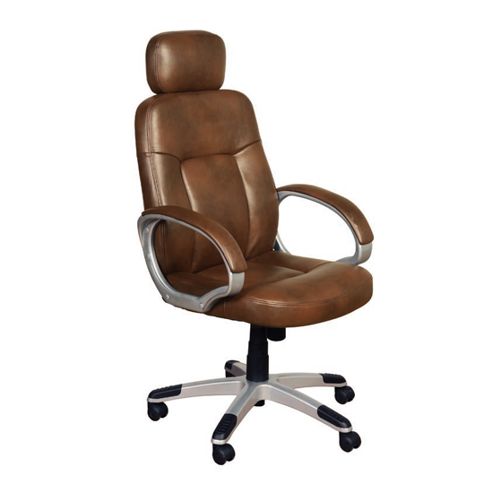Viking Leather Air Office Chair In Tan Furniture in Fashion