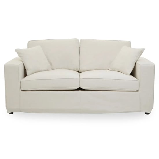 Read more about Villanova fabric upholstered 2 seater sofa in cream