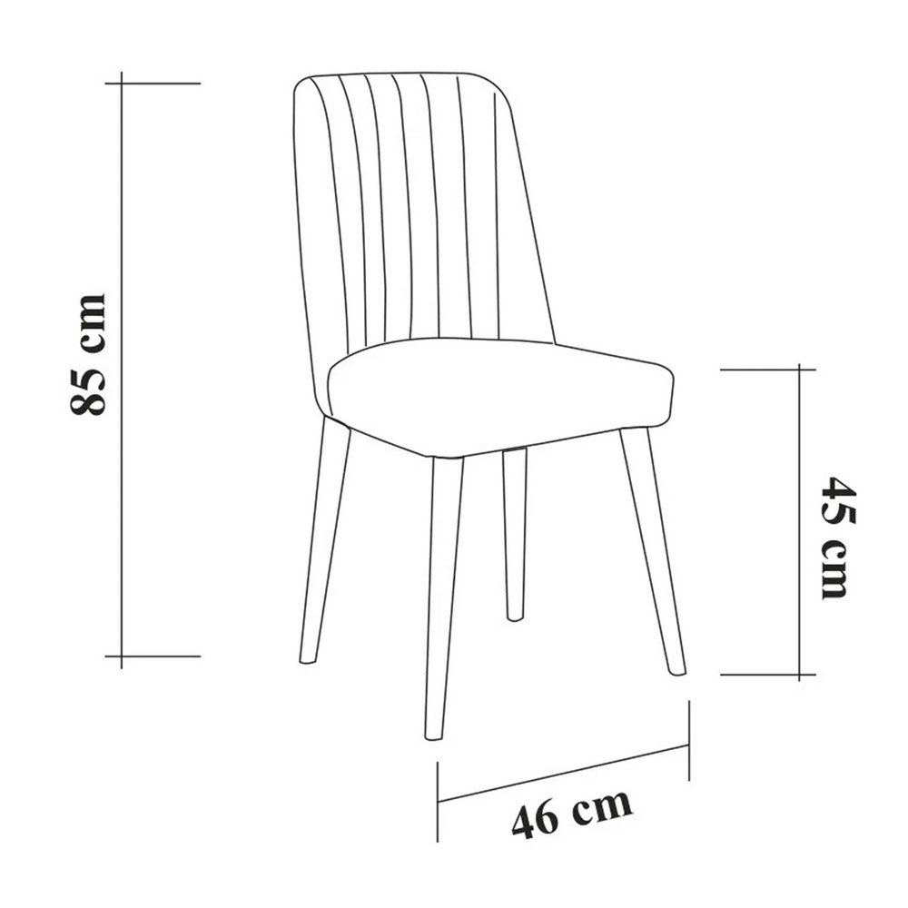 Vina Atlantic Pine Round Wooden Extending Dining Table with 4 Fabric Anthracite Chairs