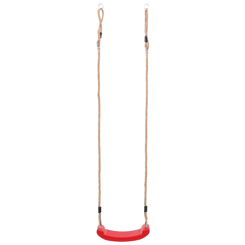 Visalia Polyethylene Kids Swing Seat In Red