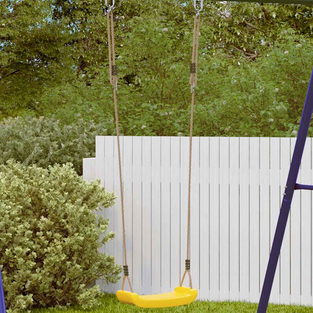 Vineland Polyethylene Kids Swing Seat In Yellow