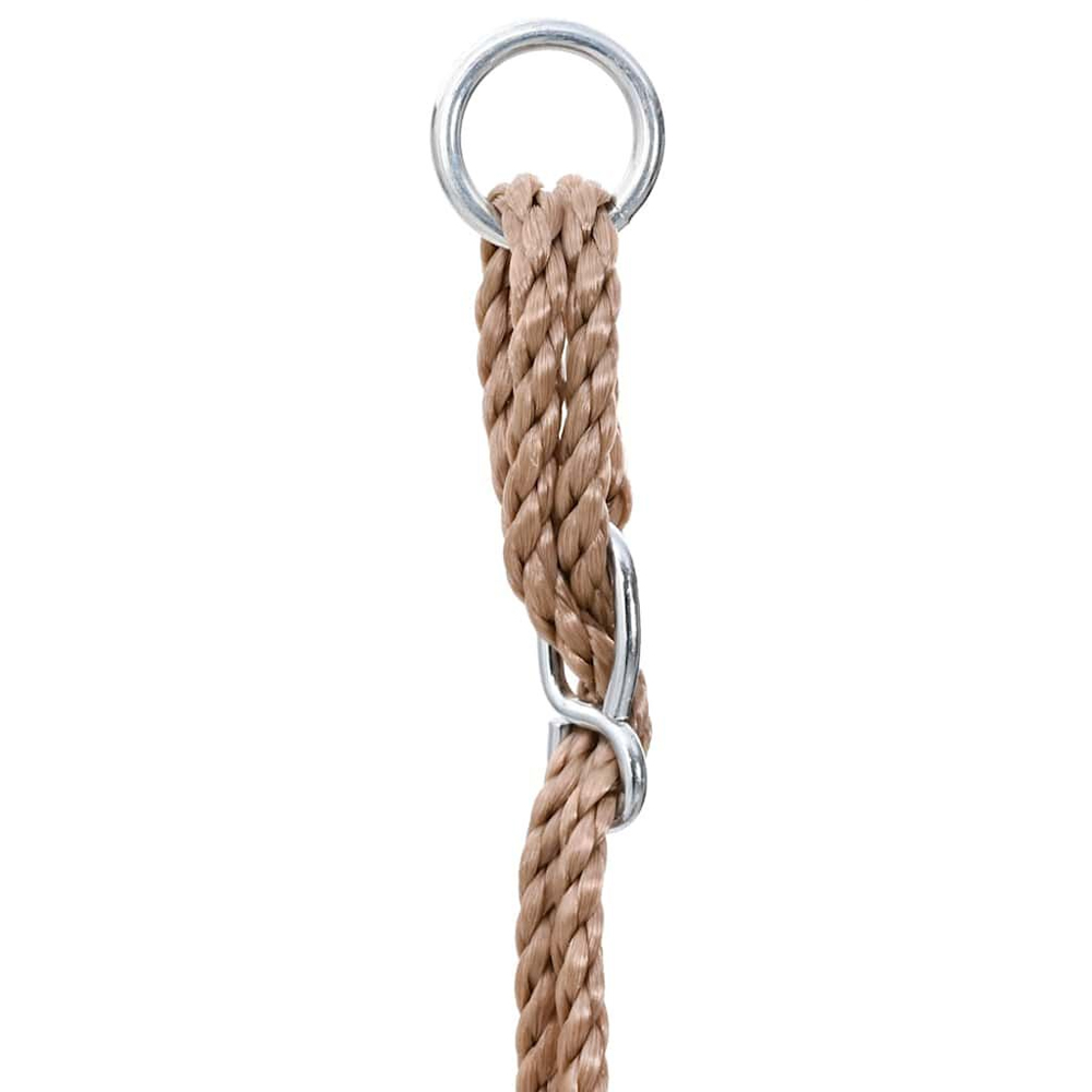 Vineland Wooden Baby Swing With Safety Belt In Blue And Natural