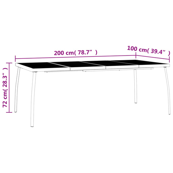 Vino Large Steel 9 Piece Garden Dining Set In Anthracite