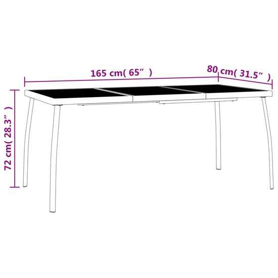 Vino Medium Steel 5 Piece Garden Dining Set In Anthracite