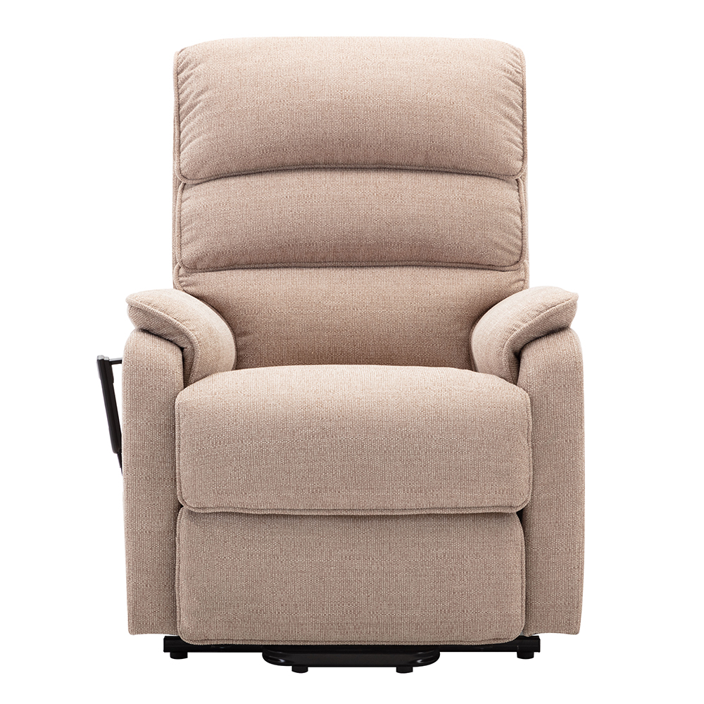Viola Fabric Electric Recliner Chair In Lisbon Wheat