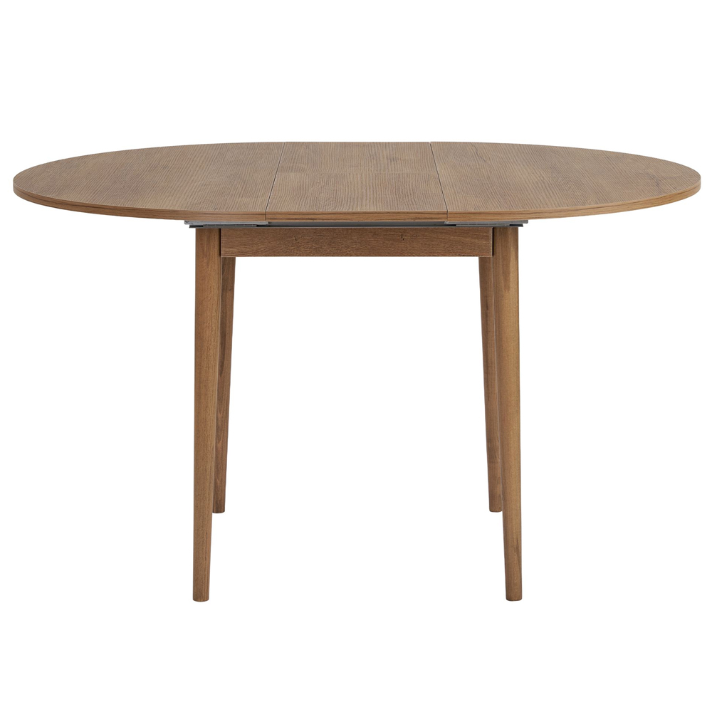 Vionael Oval Wooden Extending Dining Table in Kafkas Oak