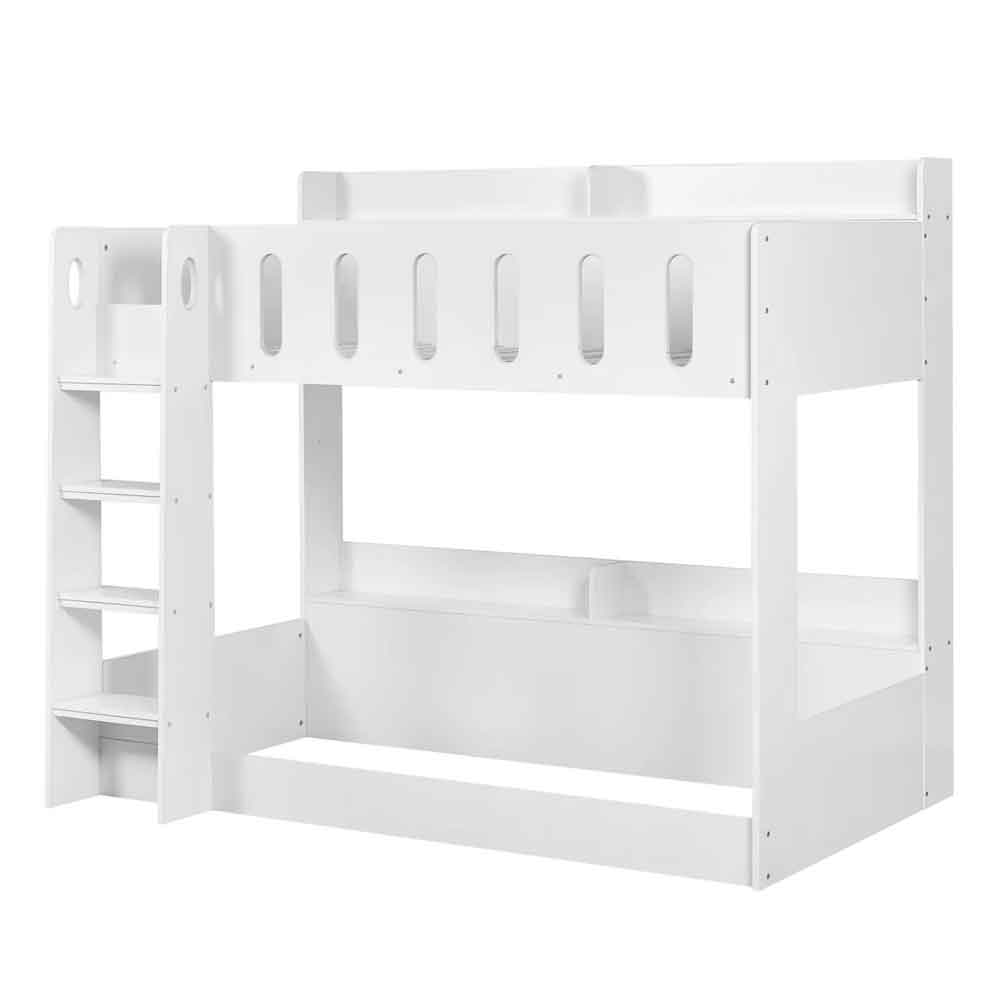 Virelli Wooden Double Bunk Bed in White