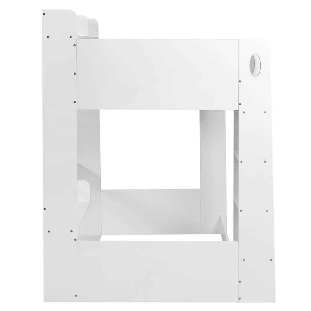 Virelli Wooden Double Bunk Bed in White