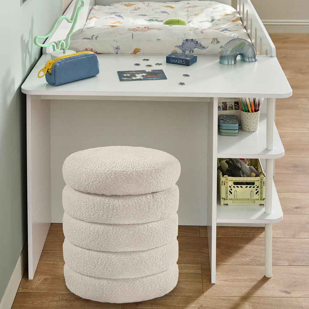Virelli Wooden Low Sleeper Bunk Bed in White