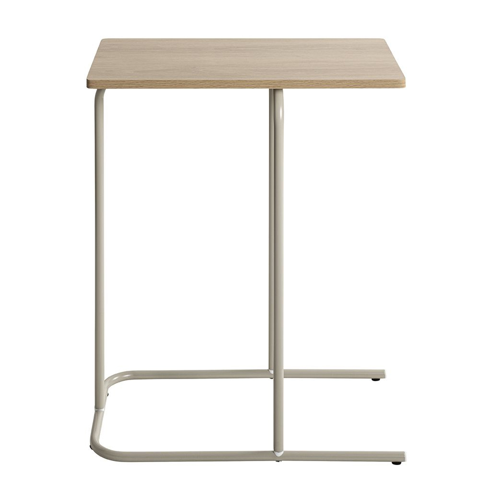 Viseu Wooden Side Table in Grey and Oak