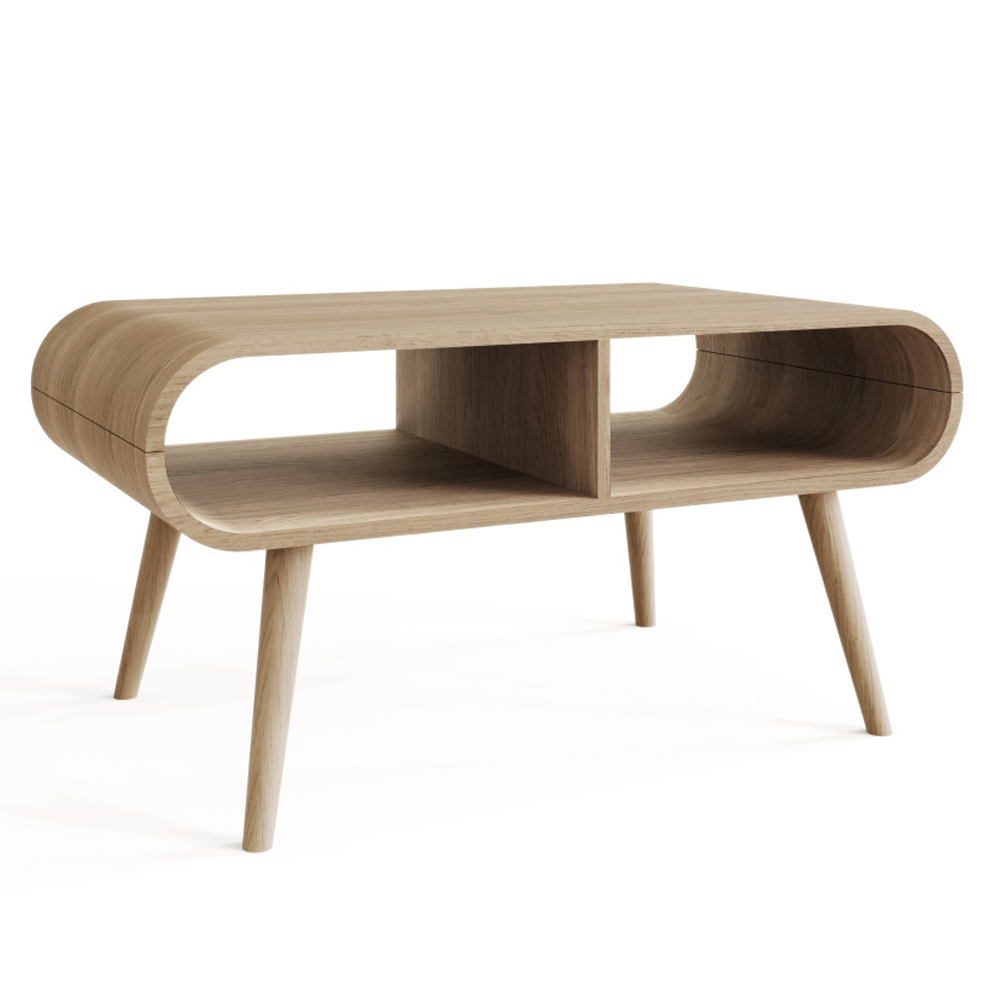 Vormel Wooden Coffee Table in Oak