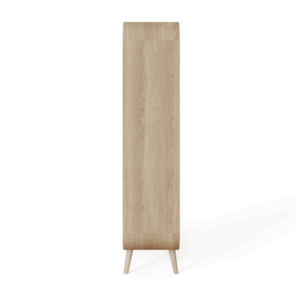 Vormel Wooden Display Unit with 2 Doors in Oak