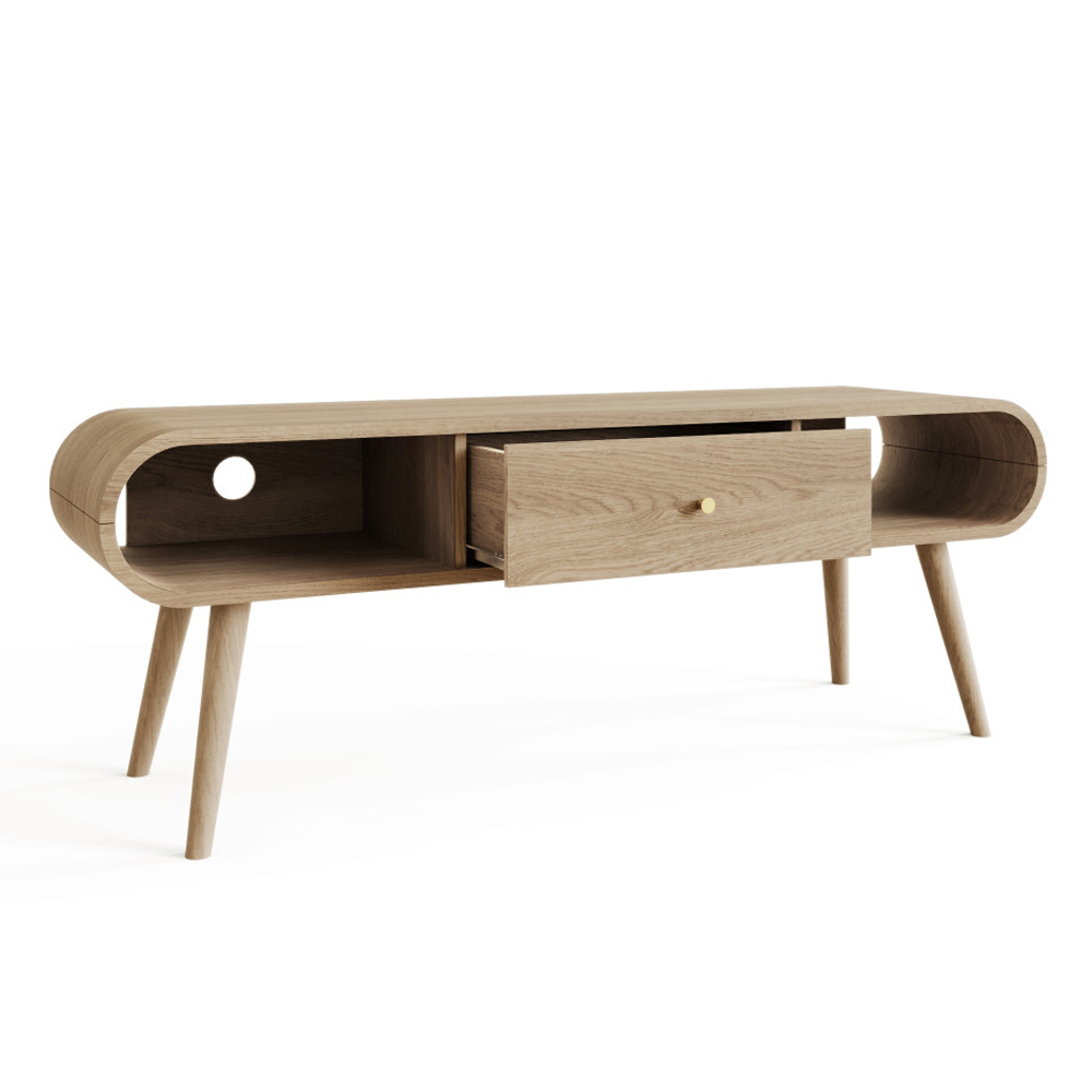 Vormel Wooden TV Stand in Oak