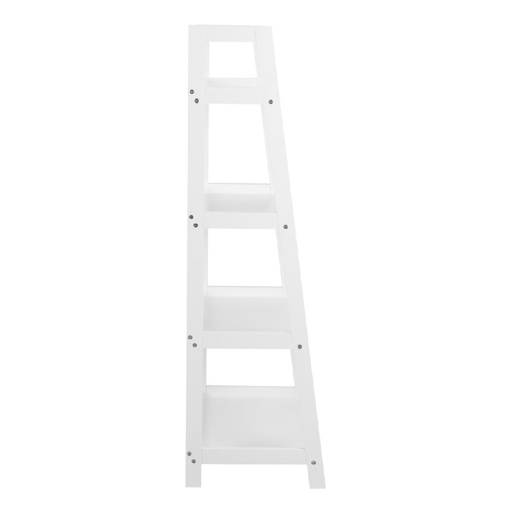 Wabash Wooden Bookcase With 4 Shelves In White