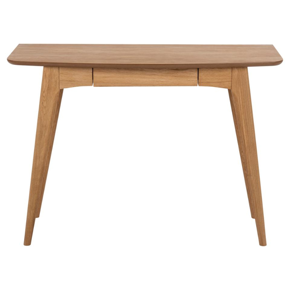 Wabeno Wooden Laptop Desk With 1 Drawer In Matt Oak