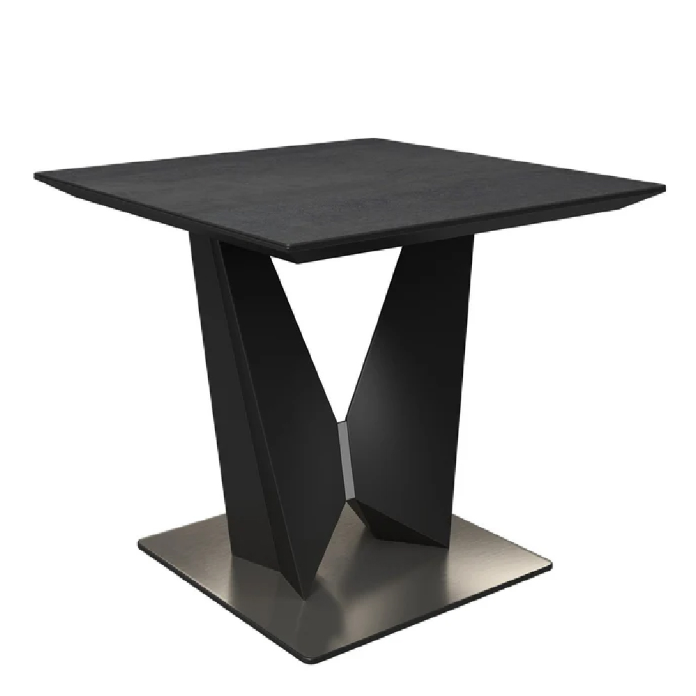 Read more about Wailuku ceramic square side table in slate grey