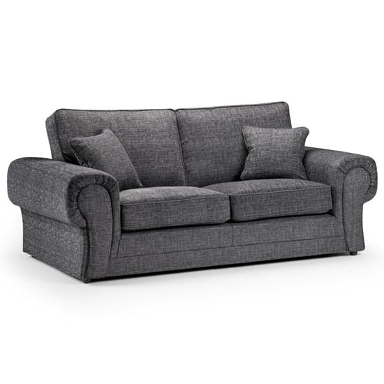 Read more about Walcott fabric 3 seater sofa in grey