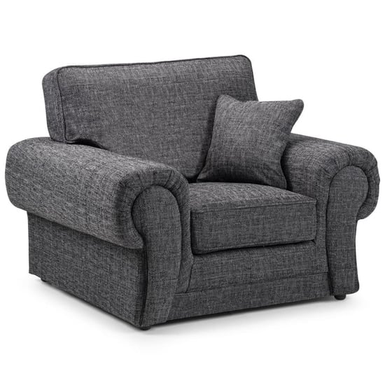Read more about Walcott fabric armchair in grey